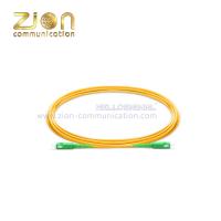 Cabo de remendo da fibra ótica do revestimento de PVC G655 com conector do SC