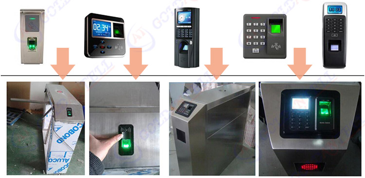 читатель карты доступа RFID двери распознавания лиц 125KHz 13.56MHz