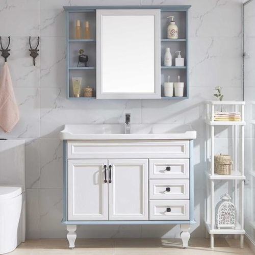 Customized White Shaker Design Bathroom Vanity Combo with Sink YALIG Customized Designs