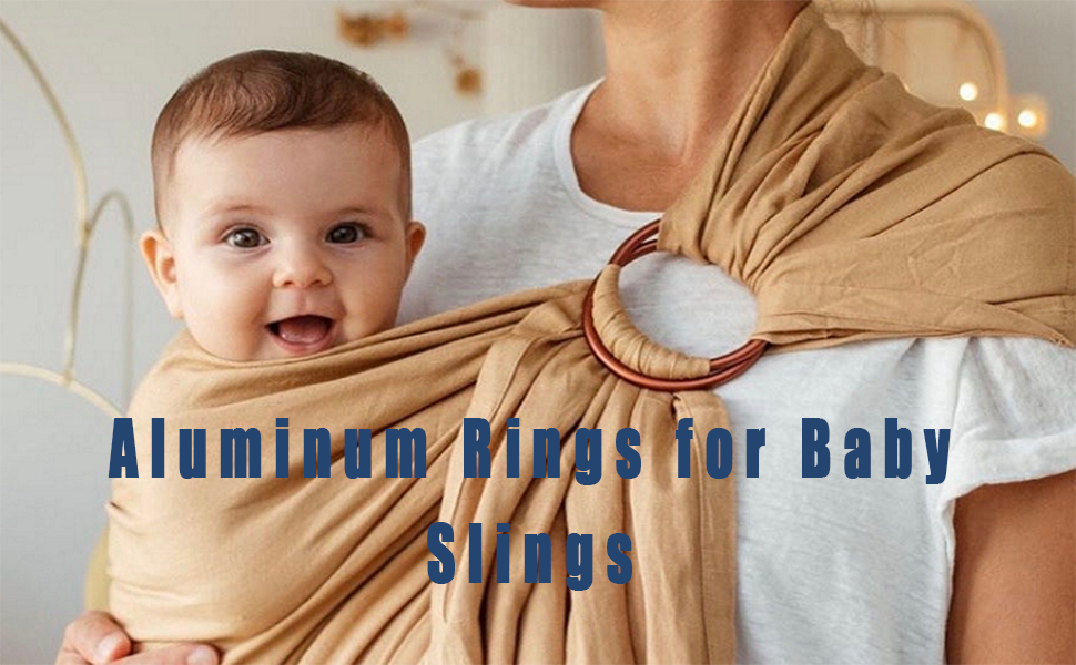 6063 Al Dark Brown Anodizing Finish Infant Ring Sling Rings