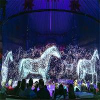 Écran de projection grand Hologramme Gauze Blanc Gris Noir Hologramme Mesh