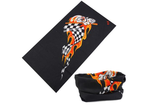 Bicycle Black  UV  Headwear Simple 25 * 50 CM Speed Dry Good Air Permeability