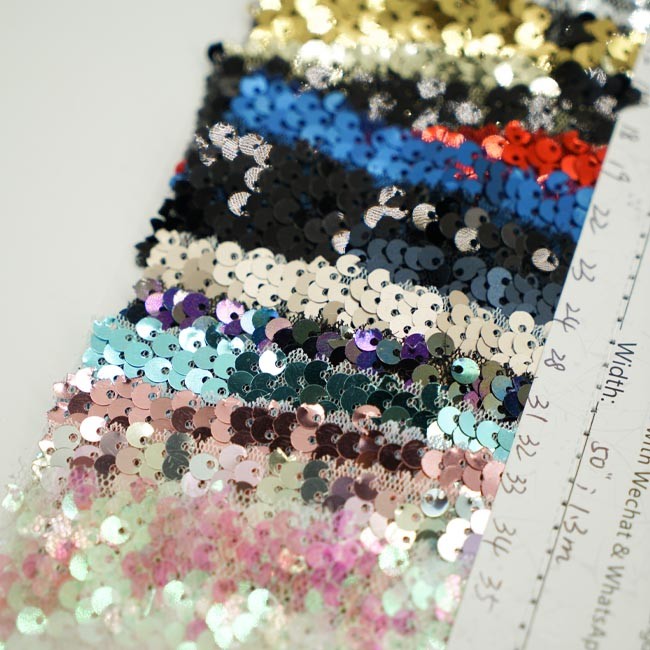 Сияющая отражательная декоративная ткань Sequins для ботинок одежды этапа