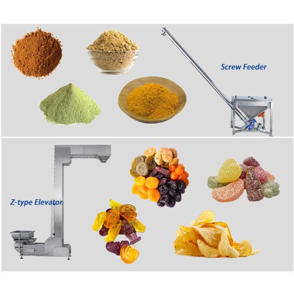 Автоматическое конвейерное оборудование Шнековый питатель Молоко Кофейный порошок