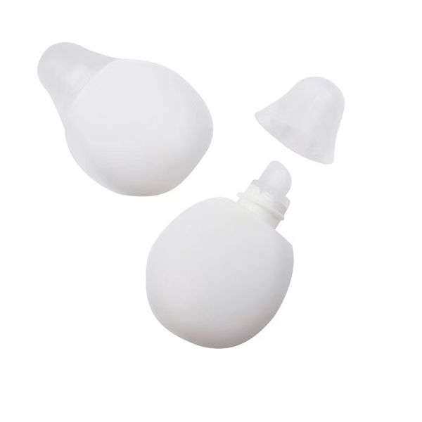 15g PE Plastic Squeeze Type Screw Cap Cosmetic Bottle for Lip Care - FDA Approved Lip Mask Jar