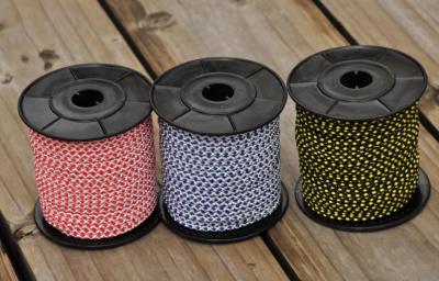 a corda de embalagem de nylon 3/8inch de 50ft/100ft coloriu resistente UV da corda decorativa