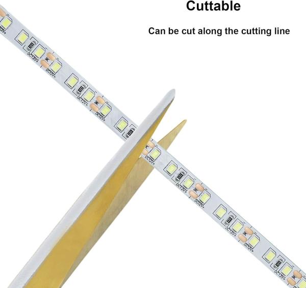 12V Flex LED Strip 6000K SMD2835 LED 120LEDs/M 10W/M LED Tape Lights IP20 For Living Room