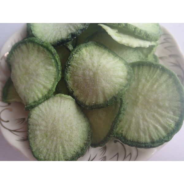 Casse-croûte de Fried Vegetable Dried Green Radish de vide coupés en tranches par qualité de la meilleure qualité