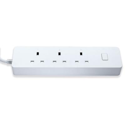Tira esperta do poder de Alexa Enabled Reino Unido Wifi com portos de carregamento duplos de 2.1A USB