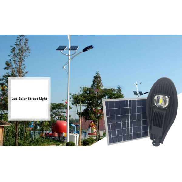 Solar Powered All In One Led Street Light , IP65 80 Watt LED Street Light