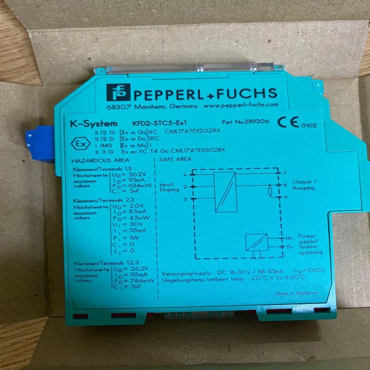 KFD2-STC5-Ex1 PEPPERL FUCHS Изолированный барьер SMART Передатчик питания 1 канал