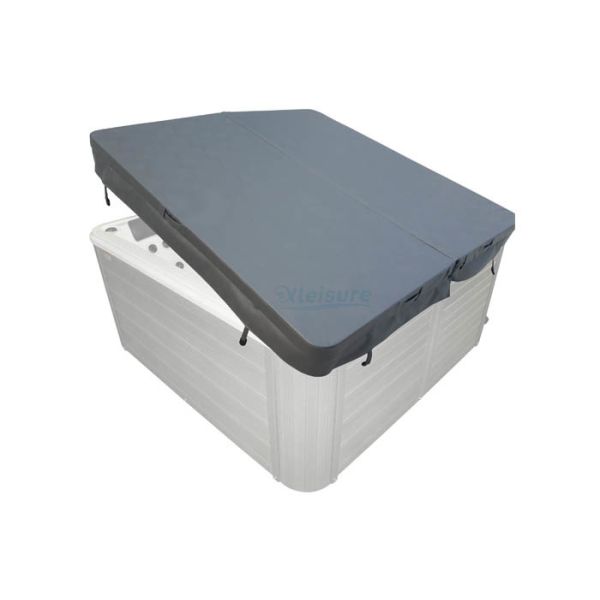 Spa Accessories Rectangle Hot Tub Spa Covers In Grey Color For Outdoor Spa