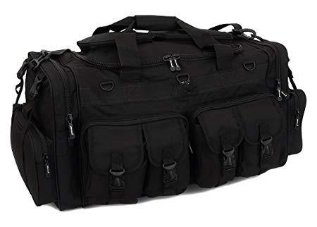 Large Men'S Tactical Shoulder Bag , 30 Inch Molle Duffle Bag Camo Style