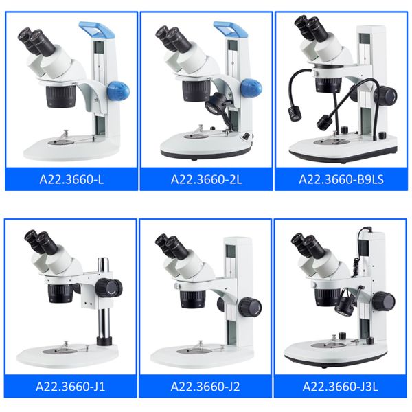 A22.3660 OPTO EDU Stereo Microscope Binocular 1x3x Or 2X/4X