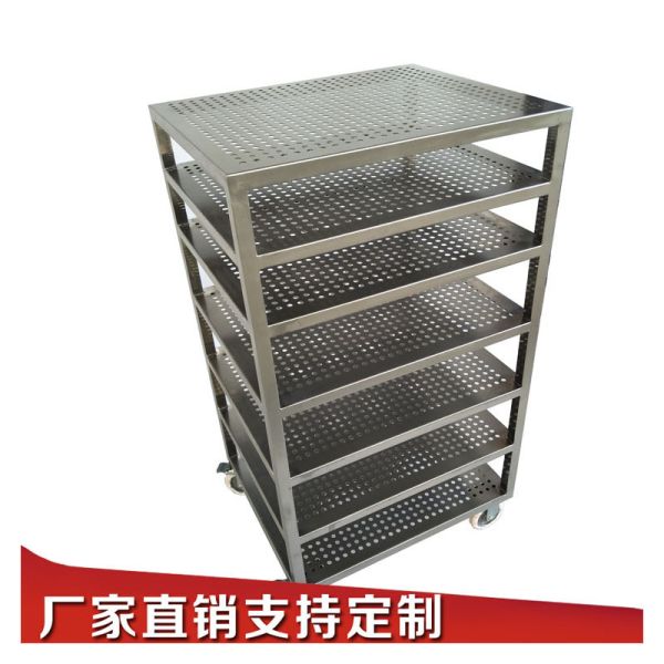 Rack Multifunctional Stainless Steel Display Stand Large Capacity and Heavy Duty Storage