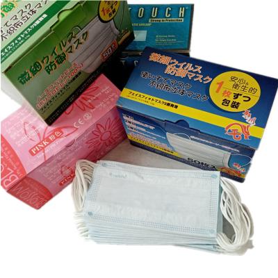 Non Woven Disposable Pollution Mask , Medical Respirator Mask Skin Friendly