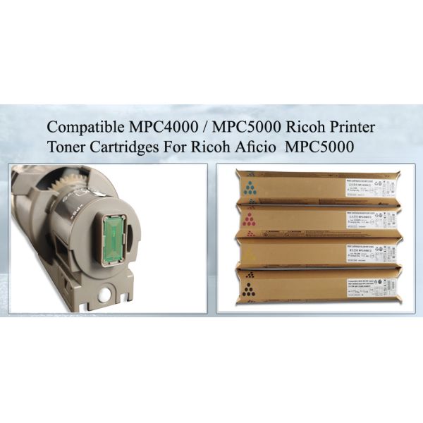 Compatible MPC4000 / MPC5000 Ricoh Printer Toner Cartridges For Ricoh Aficio