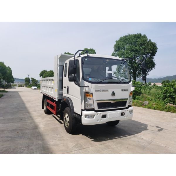4X2 Carga ligera / camión de descarga para África LHD / RHD Estilo de conducción Certificación de neumáticos ECE
