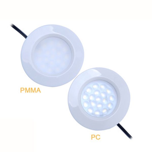 12V DC LED lámpara de reflejo del gabinete Puck lámpara 3000K 4000K 6000K Para joyería