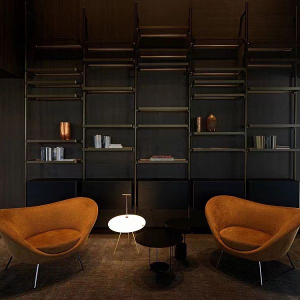 Metal Legs MOYI Scandinavian Design Velvet Sofa Blue Leisure Chairs Modern Home Furniture Luxury Occasional Seating