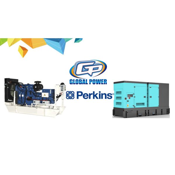 3 Phases 4 Wires Perkins Soundproof Diesel Generator Set 250KVA 50HZ High Efficient