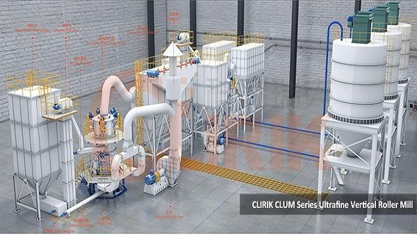 Cement Industry Vertical Roller Mill Ultra Fine Limestone Caco3 Calciner Gypsum