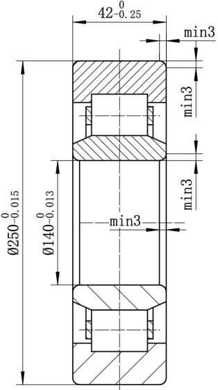 MEGE NU228 (32228) Cylindrical Roller Bearing