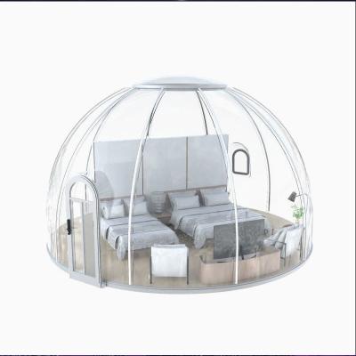 Solid Sheet Homes Prefab Outdoor Bubble Tent Restaurant Night Scene Transparent Camping Tent