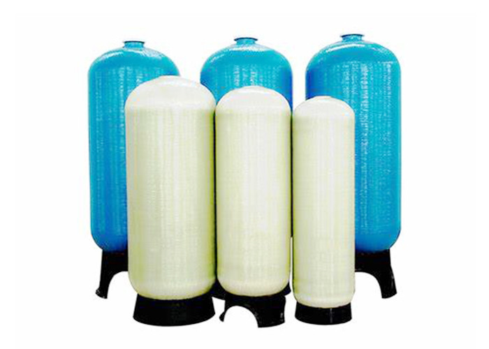 FRP Water Treatment Tank Vessel / Ion Exchange Resin Tank For Filter Water Systems