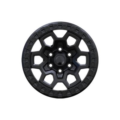 17 Inch Offroad Custom Forged Beadlock Wheels 17 X 9 Alloy Beadlock Matte Black Alloy Wheels for Retrofit/Upgrade Purpose