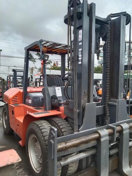 High Efficiency HELI 10 Ton Forklift Truck Mounted Forklift Rough Terrain Forklift For Heavy Duty Use