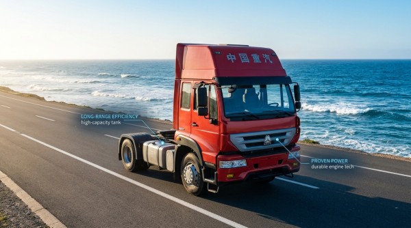 Tractor Truck SINOTRUK Golden Prince LHD 6X4 Euro2 336HP ZZ4251N3241W