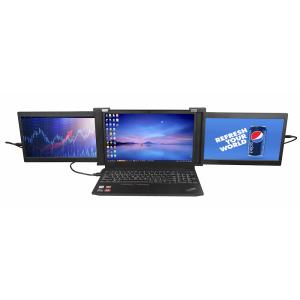 Tipo portátil C do IPS USB do monitor do portátil triplo DE VISTA COMPLETA de