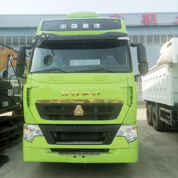 Used Chinese Sinotruck Howo T7H 480 540 Hp 6X4 Tractor Truck Head With Aluminium Fuel Tank