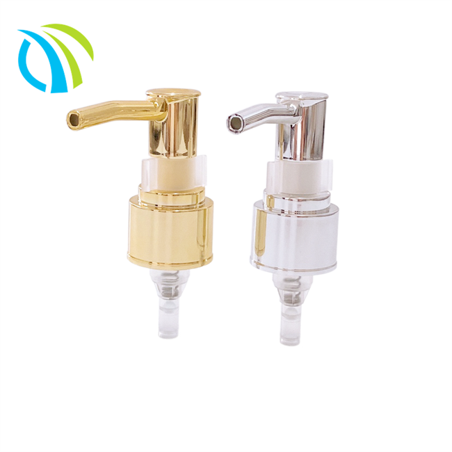 Kitchen Non Spill 24mm Bright Gold Wood Closure 24/410 Lotion Bottle Pumps 2cc