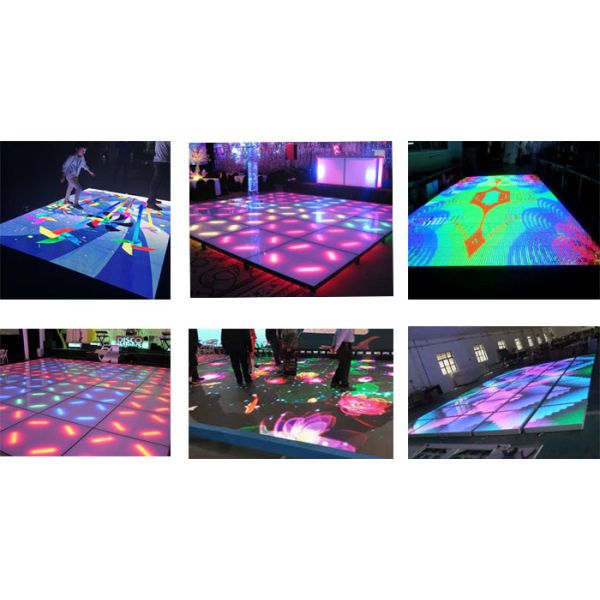 HD Full Color LED Dance Floor P6.25 Induction Electronic Video Display interactive led dance floor