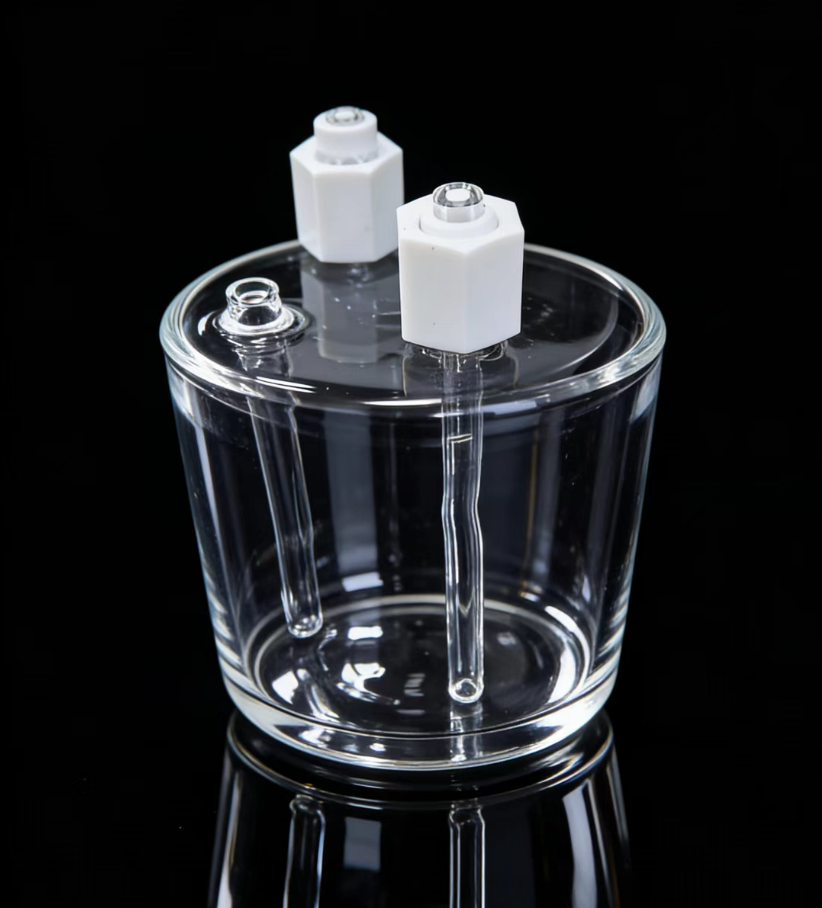 Transparent Quartz Bottle High Temperature Corrosion Resistant for Industrial Lab Experiments