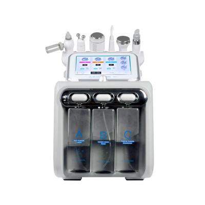 7 em 1 Cuidado da pele multifuncional hidra blackhead extração hidra aqua máquina de beleza facial com máscara led