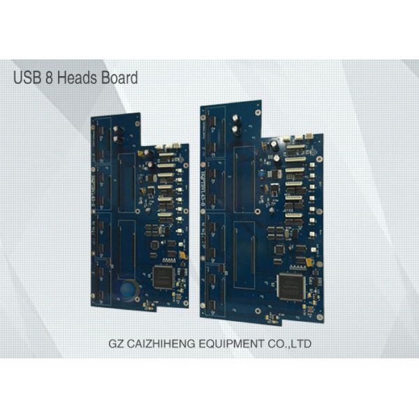 Professional Durable Laser Printer PCB Blue USB 8 Heads Headboard