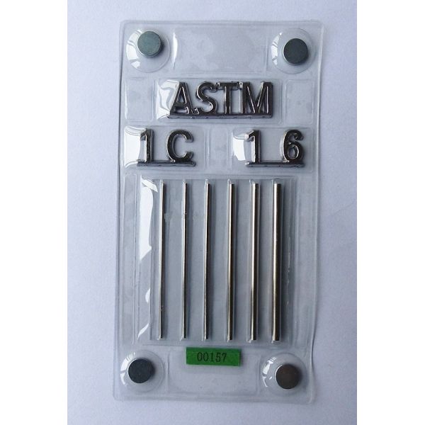 Тип Penetrameter с ti материала 1 - FE, 01 -, 02 провода ASTM E747 - Al, 03 - Mg, 3 - Ni, 4 - Cu