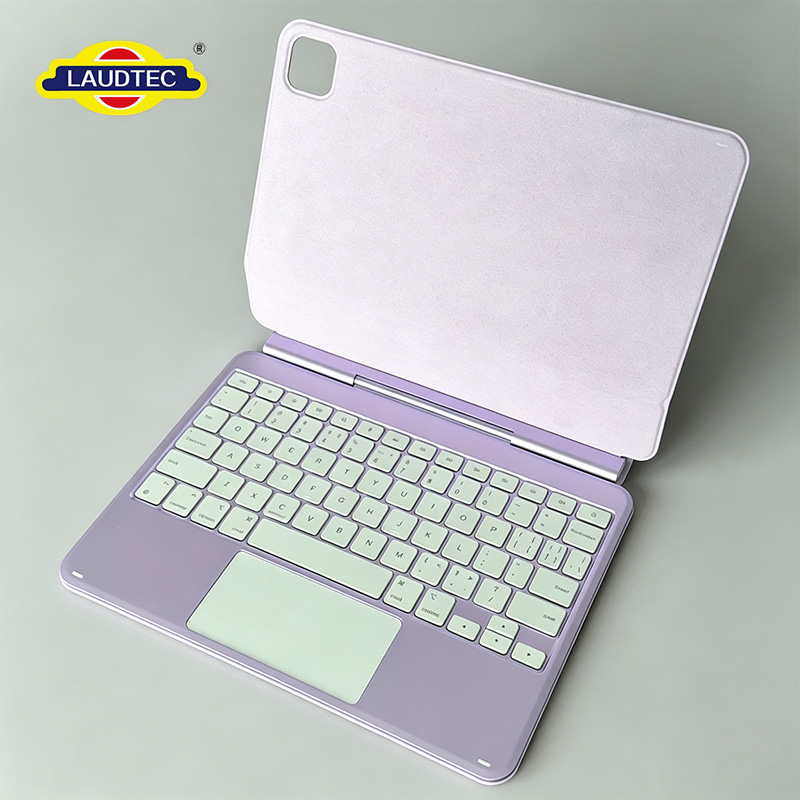 Aluminum Alloy Waterproof Ultra-Slim Backlit Keyboard Case for iPad 11/12.9/13 BT Smart Keyboard Cover OEM Supported