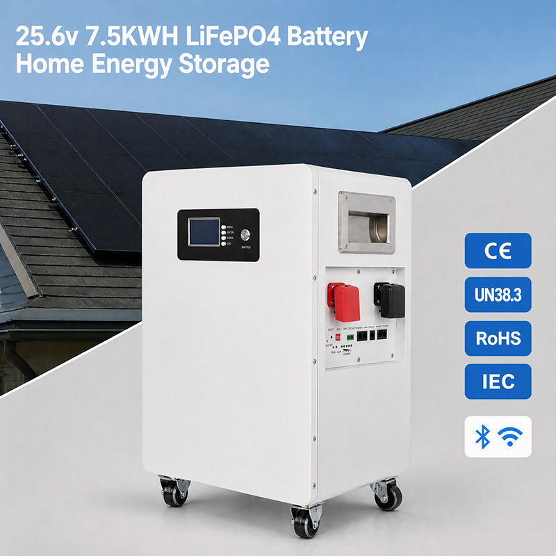 7.5KWh 25.6V 314Ah LiFePO4 Split Battery NK005 | Integrated Intelligent BMS | CAN | Off-Grid Solar Energy Storage System for