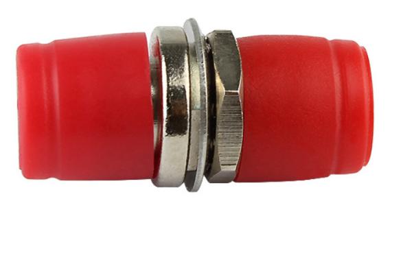 Red UPC Fiber Optic Cable Adapter , Fc Fiber Adapter Wave Length 1310/1550nm