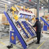 Palette en bois américaine clouant la chaîne de production machine