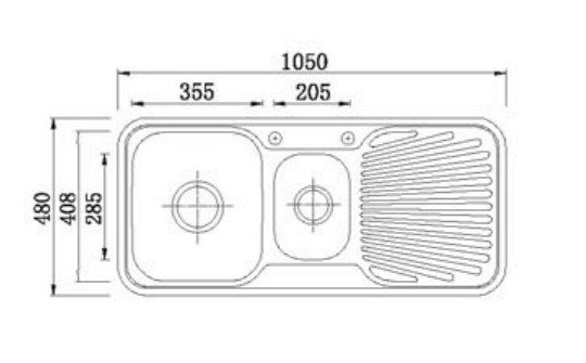 Изготовленные на заказ кухонные раковины нержавеющей стали, портативная кухонная раковина с доской стока