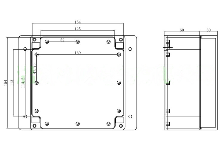 Приложение ODM 16*16*9cm OEM на открытом воздухе пластиковое электрическое
