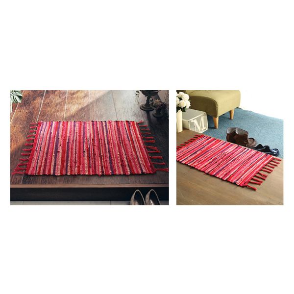 Y-Z Nordic Cotton Linen Christmas Modern Rectangle Hotel Home Decor Bedroom Floor Mat Living Room Carpets and Rugs