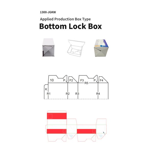 Paper Processing Machinery Dual- Lock Bottom Folding Gluing Machine for Corrugated Boxes