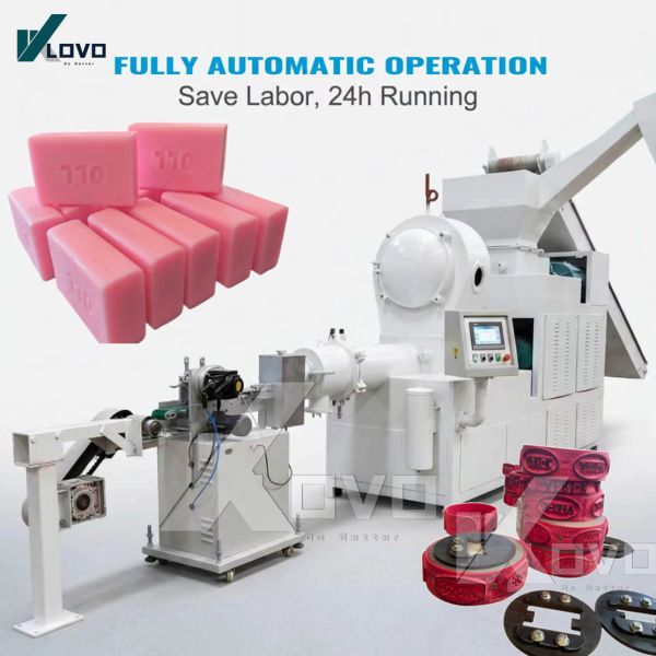 Large Scale Fully Automatic Laundry Soap And Toilet Soap Making Line 1000-2000kg/H