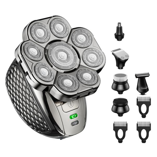 9D мужчины Продукты личной гигиены Мокрые сухие лысые электрические бритвы для лысых мужчин